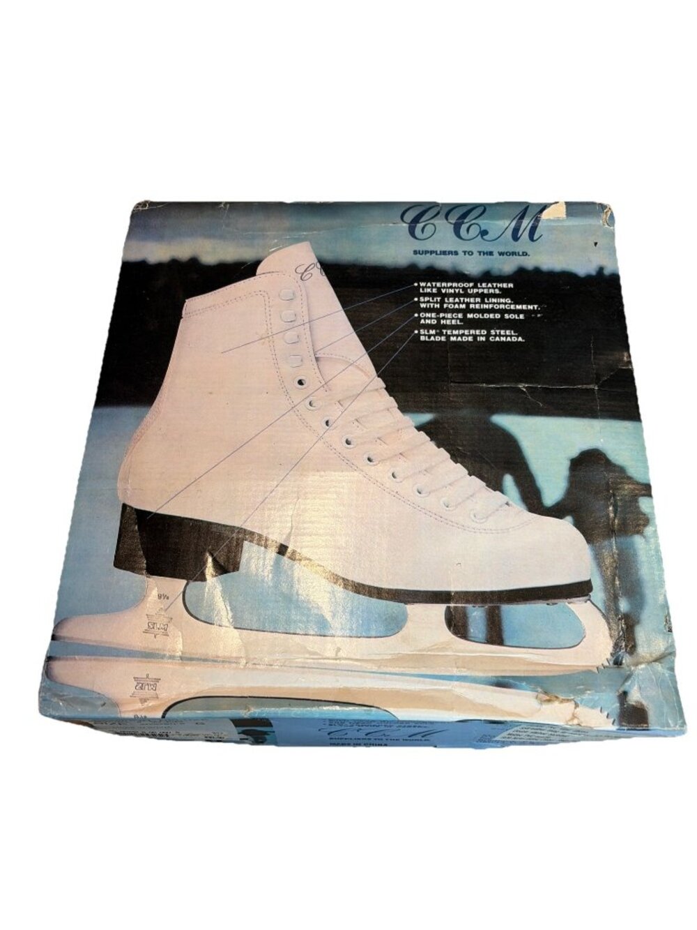 CCM Women's Figure Ice Skates Champion Deluxe Size 5 White New in Box